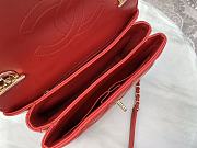 Bagsaaa Chanel Trendy CC Red Gold Hardware 25cm - 4