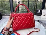 Bagsaaa Chanel Trendy CC Red Gold Hardware 25cm - 3