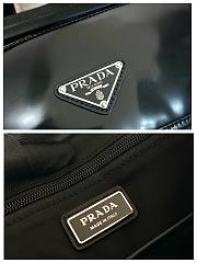 Bagsaaa Prada Re-Nylon And Leather Backpack Black - 27x45x7cm - 2