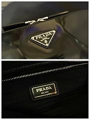 Bagsaaa Prada Re-Nylon and leather backpack black - 43x30x13 cm - 4