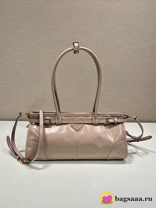 Bagsaaa Prada Medium leather handbag beige - 32x15.5x2cm - 1