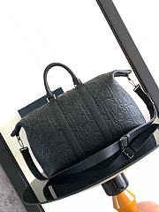 Bagsaaa Dior Weekender 40 Black Dior Gravity Leather and Black Grained Calfskin - 57.5 x 34.5 x 22 cm - 1