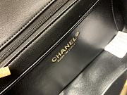 Bagsaaa Chanel Small Flap Bag With Top Handle Black - 21*22*6.5cm - 2