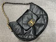 Chanel 19 Hobo Bag In Lambskin Black - 23cm - 4