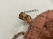 Bagsaaa Chanel Clutch Orange Wool & Tweed AS4717 - 16 × 24 × 8 cm - 2