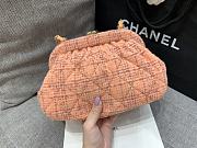 Bagsaaa Chanel Clutch Orange Wool & Tweed AS4717 - 16 × 24 × 8 cm - 4