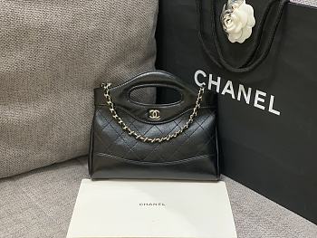 Bagsaaa Chanel 31 Mini Bag Black - 20.5*17*3.5cm