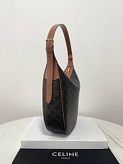 Bagsaaa Celine Medium Heloïse Bag Cuir Triomphe In Triomphe Canvas And Calfskin - 30 x 28.5 x 8 CM - 2