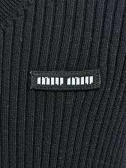 Bagsaaa Miumiu Long-Sleeved Sweater Black - 3