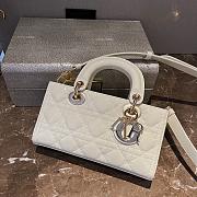 Bagsaaa Dior Lady D-Joy White Patent - 22cm - 4