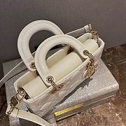 Bagsaaa Dior Lady D-Joy White Patent - 22cm - 2