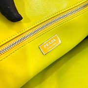 Bagsaaa Prada Medium Antique Nappa Leather Tote Bag Yellow - 39*36*13cm - 4