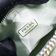 Bagsaaa Prada Triangle Shoulder Bag Crystal Embellished Green - 26*14*12cm - 3