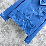 Bagsaaa Miumiu Poplin shirt Sapphire Blue - 3