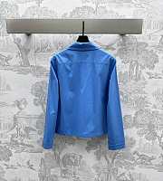 Bagsaaa Miumiu Poplin shirt Sapphire Blue - 2