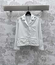 Bagsaaa Miumiu Poplin shirt White - 1