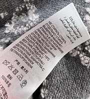 Bagsaaa Gucci GG Wool Bouclé Jacquard Cardigan Gray - 2