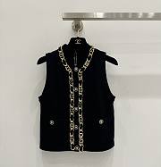 Bagsaaa Chanel Chain Vest In Black - 1