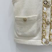 Bagsaaa Chanel Chain Vest In Beige - 4