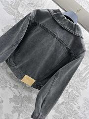 Bagsaaa Washed Denim Jacket Grey - 3