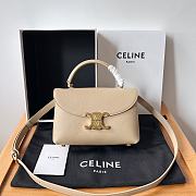 Bagsaaa Celine Teen Nino Bag In Supple Calfskin Beige - 20.5 X 13 X 8 CM - 1