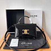 Bagsaaa Celine Teen Nino Bag In Patent Calfskin Black - 20.5 X 13 X 8 CM - 1