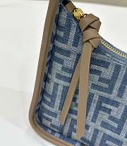 Bagsaaa Fendi Mini Fendessence blue FF denim fabric mini bag - 28x20x7 cm - 4