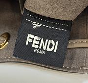 Bagsaaa Fendi Mon Tresor FF Denim Mini Bucket Bag - 12×18×14 cm - 4