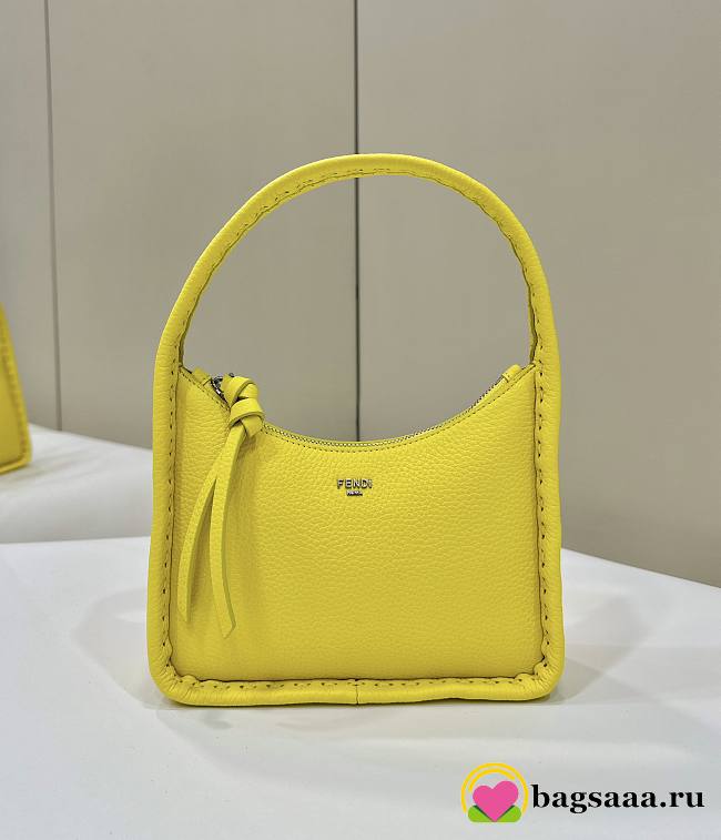 Bagsaaa Fendi Mini Fendessence Small Yellow Selleria bag - 28x20.5x7 cm - 1