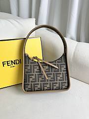 Bagsaaa Fendi Mini Fendessence Brown FF fabric mini-bag - 28x20.5x7 cm - 1