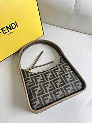 Bagsaaa Fendi Mini Fendessence Brown FF fabric mini-bag - 28x20.5x7 cm - 3