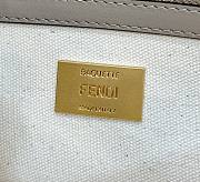 Bagsaaa Fendi Baguette Multicolour canvas bag with FF embroidery - 27x15x6 cm - 3