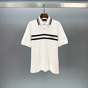 Bagsaaa Gucci Men White Polo - 1