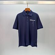 Bagsaaa Fendi Blue piqué polo shirt - 1