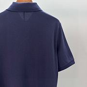 Bagsaaa Fendi Blue piqué polo shirt - 3