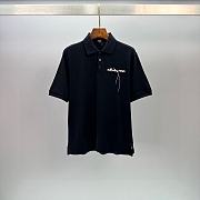 Bagsaaa Fendi Black piqué polo shirt - 1