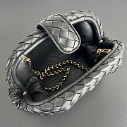 Bagsaaa Bottega Veneta Teen Lauren 1980 With Chain Black - 31.5*16*11cm - 4