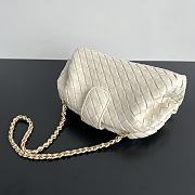 Bagsaaa Bottega Veneta Teen Lauren 1980 With Chain White - 31.5*16*11cm - 3