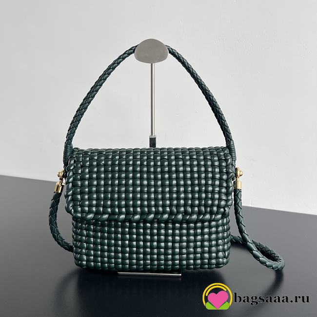 Bagsaaa Bottega Veneta Swing Bag Green - 25x19x6 cm - 1