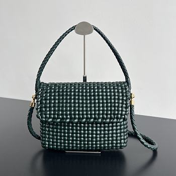 Bagsaaa Bottega Veneta Swing Bag Green - 25x19x6 cm