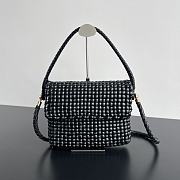 Bagsaaa Bottega Veneta Swing Bag Black - 25x19x6 cm - 1