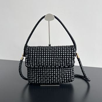 Bagsaaa Bottega Veneta Swing Bag Black - 25x19x6 cm