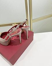 Bagsaaa Valentino Vlogo Signature Calfskin Slingback Platform Pump Beige 12 cm - 2