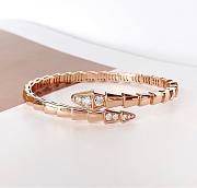 Bagsaaa Bvlgari Serpenti Viper Bracelet Rose Gold Color - 1