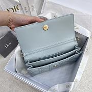 Bagsaaa My Dior Mini Bag Pale Blue Cannage Lambskin - 21 x 11.5 x 4.5 cm - 2