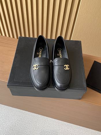 Bagsaaa Chanel Moccasins Black Calfskin G45882