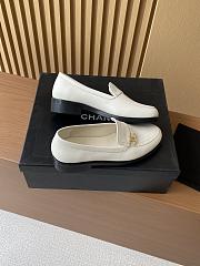 Bagsaaa Chanel Moccasins White Calfskin G45882 - 4