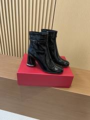 Bagsaaa Roger Vivier Viv' Podium Booties in patent leather black - 1