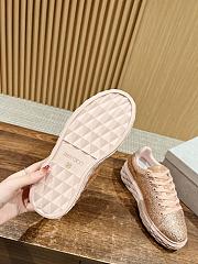 Bagsaaa Jimmy Choo Macaron Crystal Shimmer Suede Trainers - 4