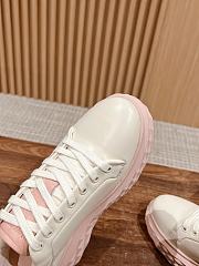 Bagsaaa Jimmy Choo Malbon Diamond Golf/F Latte and Macaron Leather Trainers - 3